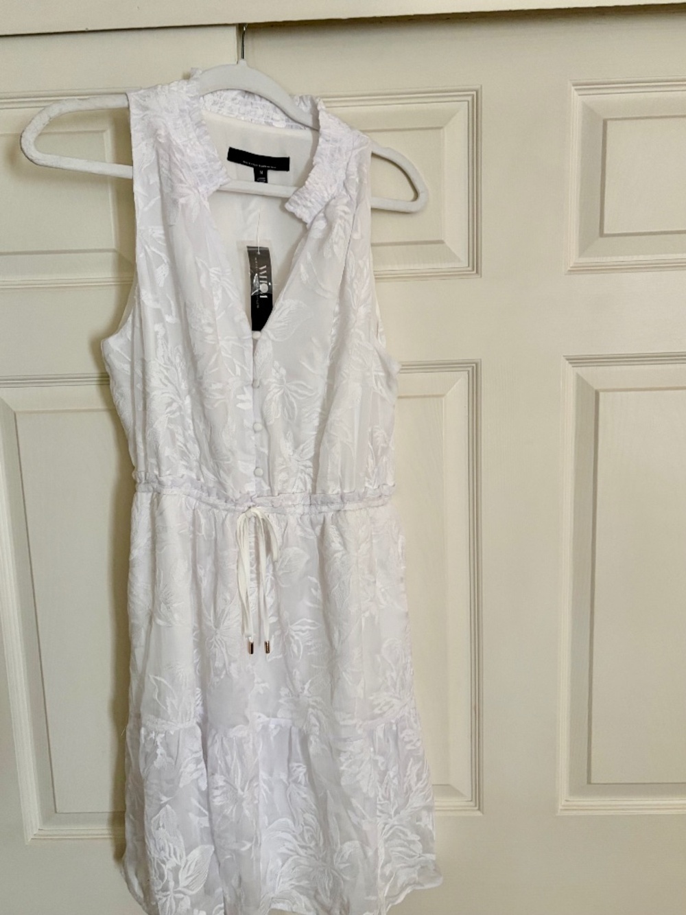 White House Black Market White Lace Dress